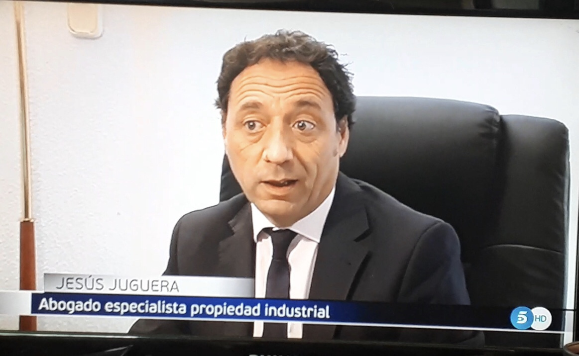 Abogado especialista en marcas Jesús Juguera en Telecinco